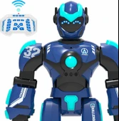 STEMTRON Programlanabilir Uzaktan Kumandalı Robot Ses kontrollü - Mavi - 1