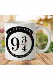 Harry Potter Plataform 9 3 Bölü 4 İki Tarafı Baskılı Kupa Bardak - 1