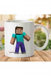 Minecraft-Character-PNG İki Tarafı Baskılı Kupa Bardak - 1