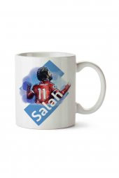 Muhammed Salah Liverpool İki Tarafı Baskılı Kupa Bardak - 1