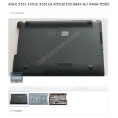ASUS X551 X551C X551CA X551M X551MAV ALT KASA TEMİZ - 1