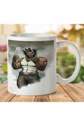 Wolverine Tasarımlı İki Tarafı Baskılı Kupa Bardak - 1