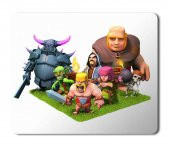 Clash Of Clans Supercell Mobile Game Baskılı Mouse Pad Mousepad - 1