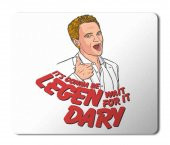 Legendary Barney Stinson How I Met Your Mother Baskılı Mouse Pad Mousepad - 1