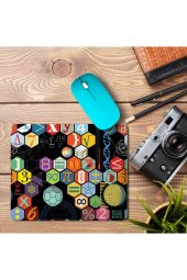 Matematik Semboller Baskılı Mouse Pad Mousepad - 1