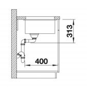 BLANCO SUBLINE 500-U Antrasit Eviye - 4