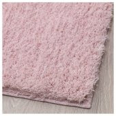 Pembe Renk Mini Yumuşak Peluş Halı MeridyenDukkan Paket 60x90 Cm-Banyo Halısı - 4