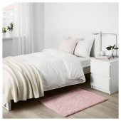 Pembe Renk Mini Yumuşak Peluş Halı MeridyenDukkan Paket 60x90 Cm-Banyo Halısı - 2