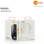 Lenovo Lecoo M2001 Nano Alıcılı Kablosuz 16000Dpi Siyah 4 Tuş Mouse - 4