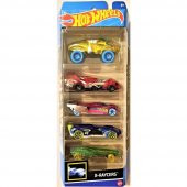 Hot Wheels 5li Araba Seti - X-Raycers HLY64 - 1