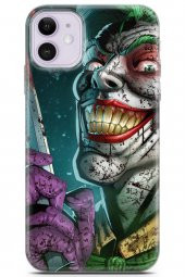 Apple iPhone 11 Uyumlu Kılıf Dc 01 Bıçaklı Joker Telefon Kılıfı Yeşil - 1