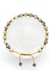 Opal Doğal Taş Makrome Örme Bileklik thumbnail 1