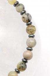 Opal Doğal Taş Makrome Örme Bileklik thumbnail 2