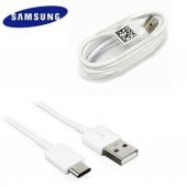 Samsung S8 S9 Şarj ve Data Kablosu Type C Beyaz - 2