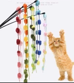 50 cm Çıngıraklı Kedi Oyun Oltası - 1