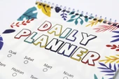 E&D Art Üstten Spiralli Daily Planner A5 Günlük Planlayıcı - Flowers / ed.56457 - 4