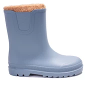 İgor W10290 Tokio Burreguito Mavi Ortopedik Kürklü Erkek Çocuk Yağmur Çizme - 2