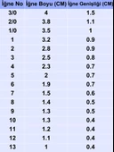 İğnesan Çapari İğnesi, Kırmızı, 0304 Düz  (1000 Adet) - 2