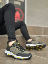 BA0320 Kalın Termo Taban Yeşil Erkek Trekking Outdoor Ayakkabı thumbnail 1