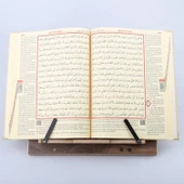 Masaüstü Ahşap Rahle Katlanabilir Rahle Tabletlik Masa üstü rahle thumbnail 2