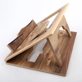 Masaüstü Ahşap Rahle Katlanabilir Rahle Tabletlik Masa üstü rahle thumbnail 3