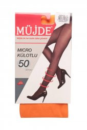 Müjde Micro Külotlu Çorap 50 Den | Turuncu - 1