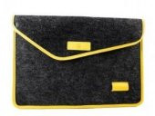 Minbag Aba Laptop Kılıfı 15 İnç Gri Sarı - 1
