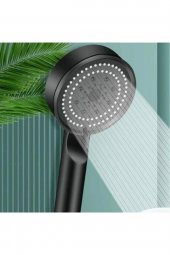 5 Kademeli Turbo Su Tasarruflu Duş Başlığı Siyah Duş Başlığı Fonksiyonlu Duş Alosu - 5