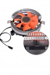 1 Ad. 3 Pinli Geçmeli 7 Yapraklı CPU Fan LGA İşlemci Soğutma Fanı 775 1155 1156 1150 1151 - 3