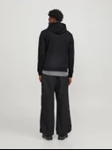 JACK JONES Baskılı Erkek Kapüşonlu Sweatshirt 12246994 thumbnail 2