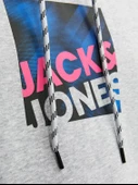 JACK JONES Baskılı Erkek Kapüşonlu Sweatshirt 12246994 thumbnail 5