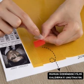 Movas Sanat Ay Çiçeği | Elmas Mozaik Tablo | Mozaik Puzzle | 50x55 | E20204245 - 2