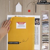 Movas Sanat Ay Çiçeği | Elmas Mozaik Tablo | Mozaik Puzzle | 50x55 | E20204245 - 3