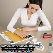 Movas Sanat Ay Çiçeği | Elmas Mozaik Tablo | Mozaik Puzzle | 50x55 | E20204245 - 6