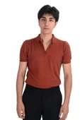 Cengiz İnler Yarım Fermuarlı Merserize Erkek Triko T-shirt - 5