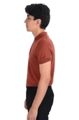 Cengiz İnler Yarım Fermuarlı Merserize Erkek Triko T-shirt - 3