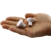 Çayıralan Plastik Düğme Mobilya Mutfak Çekmece Dolap Kapak Dolabı Kulbu Kulpu Kulpları Beyaz 10 Adet thumbnail 5