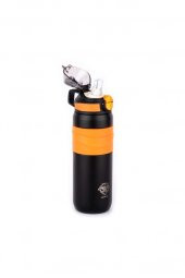 OKADI SİYAH PİPETLİ PASLANMAZ ÇELİK TERMOS 560ML - 2
