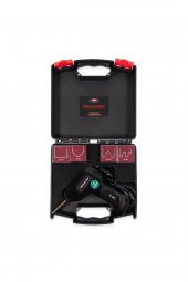 100 W Sıcak Zımba Plastik Tamir Seti-200 Adet Tel Zımba Dahil Siyah - 1