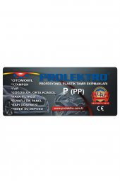 P (PP) Beyaz Dar Plastik Elektrot - Kaynak Çubuğu - 2