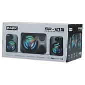 DARK SP-215 Total 11W RMS 2+1 Multimedia Speaker DK-AC-SP215 - 4