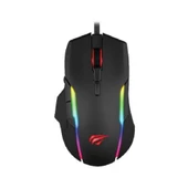 GAMENOTE MS1012A Kablolu RGB Gaming Mouse Siyah - 1