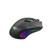 GAMENOTE MS1021W Kablosuz RGB Gaming Mouse Siyah - 2