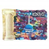 Kosova Temalı Sütun Magnet - 1