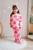 KIZ ÇOCUK ELSA MİCKEY 3 İPLİK İSPANYOL PAÇA TAYTLI PAMUK TAKIM - 5