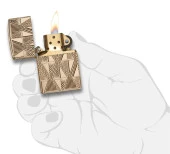 Zippo Armor Luxury Diamond Dizayn Çakmak - 4