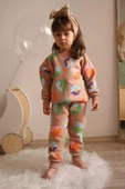 KIZ ÇOCUK BLUEY BASKILI 3 İPLİK EŞOFMAN TAKIMI - 6