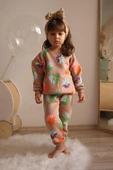 KIZ ÇOCUK BLUEY BASKILI 3 İPLİK EŞOFMAN TAKIMI - 5