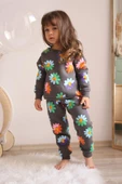 KIZ ÇOCUK BLUEY BASKILI 3 İPLİK EŞOFMAN TAKIMI - 8