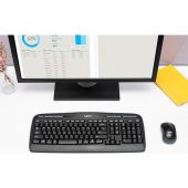 Logitech MK330 Kablosuz Klavye Mouse Set Siyah 920-003988 - 5